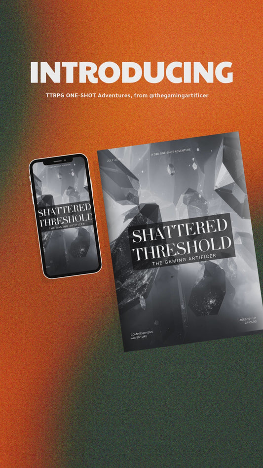 Shattered Threshold - D&D 5e One-Shot Adventure (Digital PDF) - July 2026